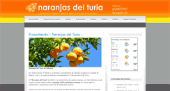 Desktop Screenshot of naranjasdelturia.com