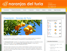 Tablet Screenshot of naranjasdelturia.com